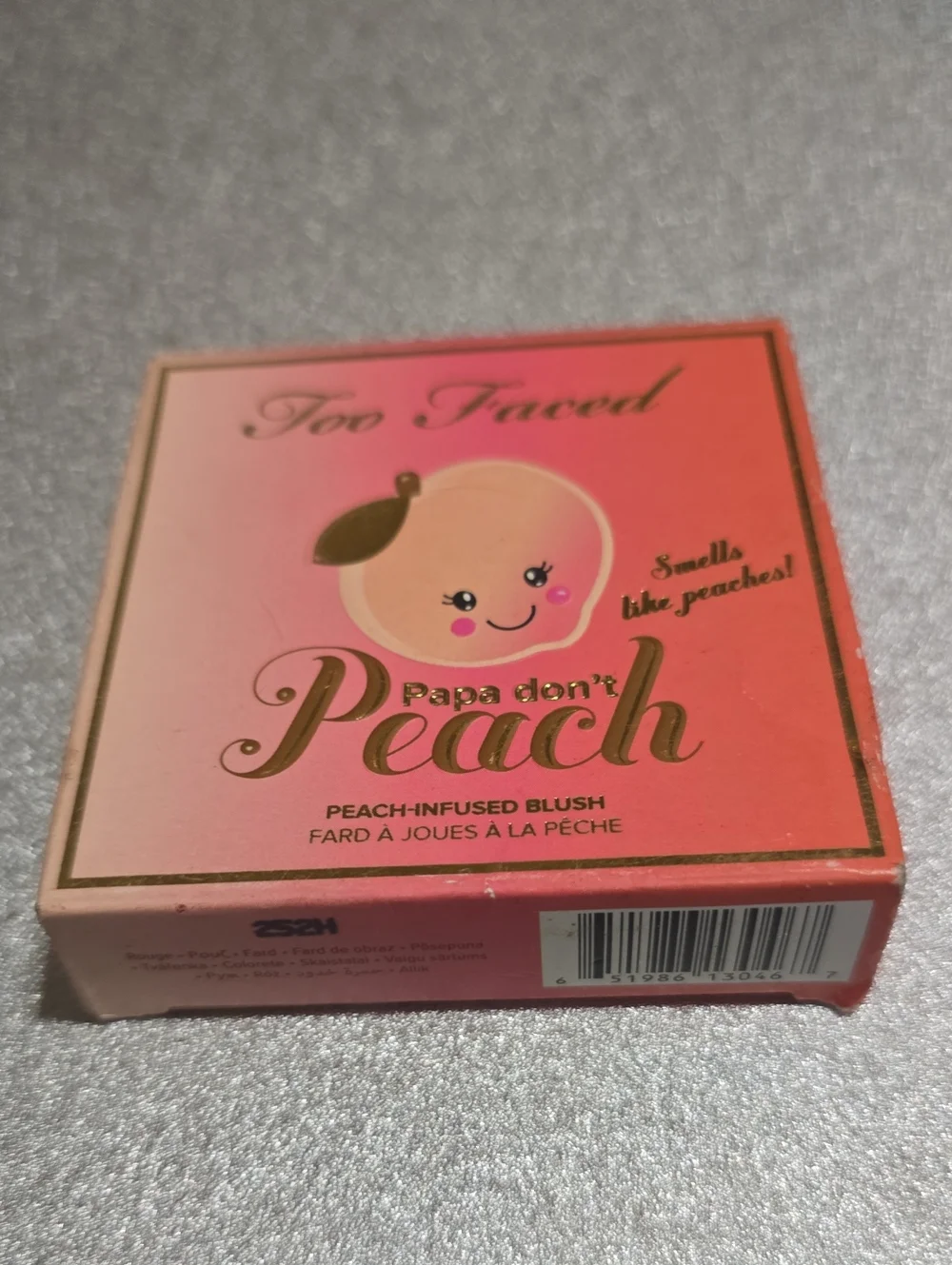 🧚‍♀️Too Faced RARE Papa Don't Peach 🍑 Peach-Infused Blush NWT